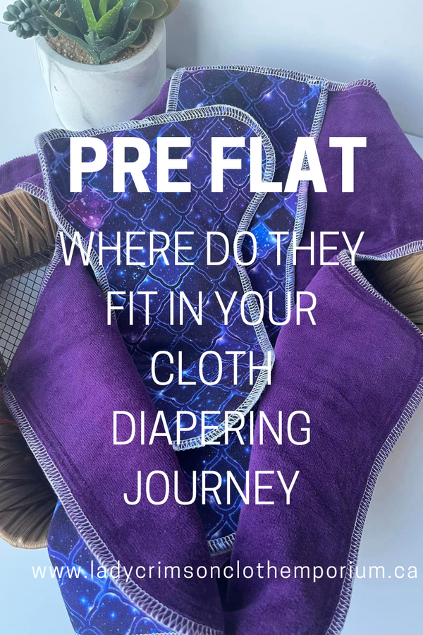 Pre flats: What they can do for you cloth diapering journey
