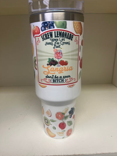 Custom Sublimated 50 oz Quencher Drinkware | Perfect for Hydration and Gifting