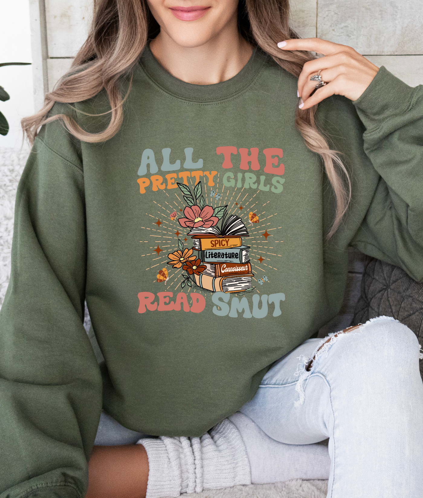 Crewneck-All The Pretty Girls Read Smut