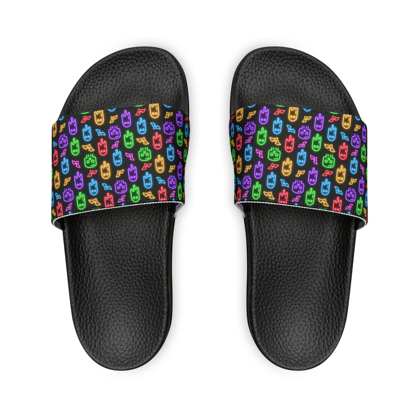 Women's PU Slide Sandals | Neon Ghosts
