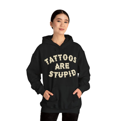 Unisex Heavy Blend™ Hooded Sweatshirt | Tattoos Are Stupid