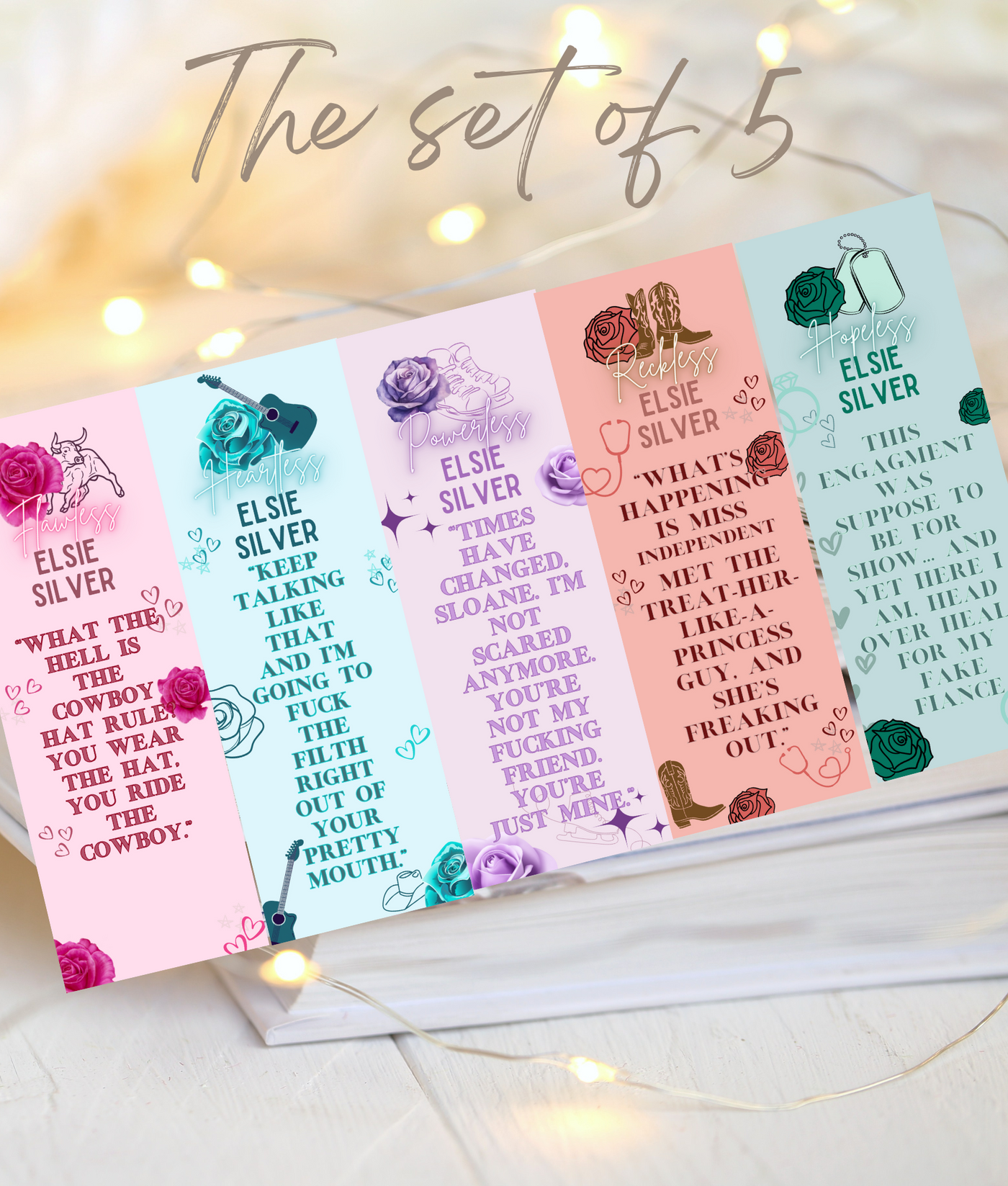 Bookmarks- Chestnuts Springs Series | Set of 5